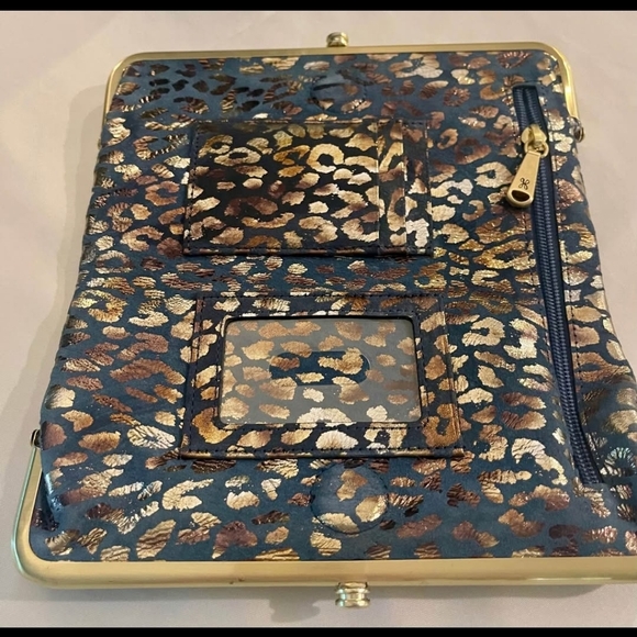 HOBO Metallic Cheetah Clutch Wallet - Picture 3 of 6